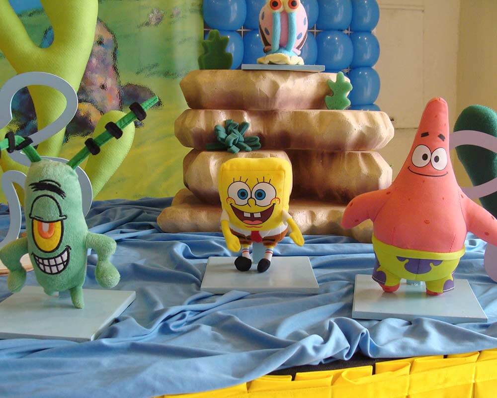 decoracao-festa-infantil-bob-esponja-bauru - Looping Fest - Buffet Infantil